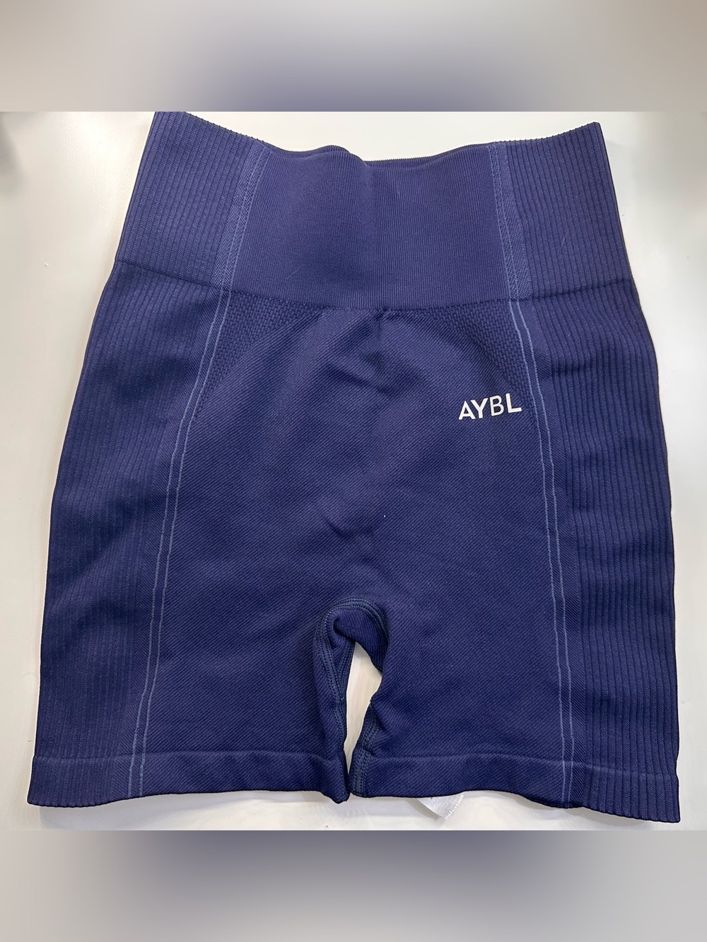 AYBL Navy Ribbed Shorts